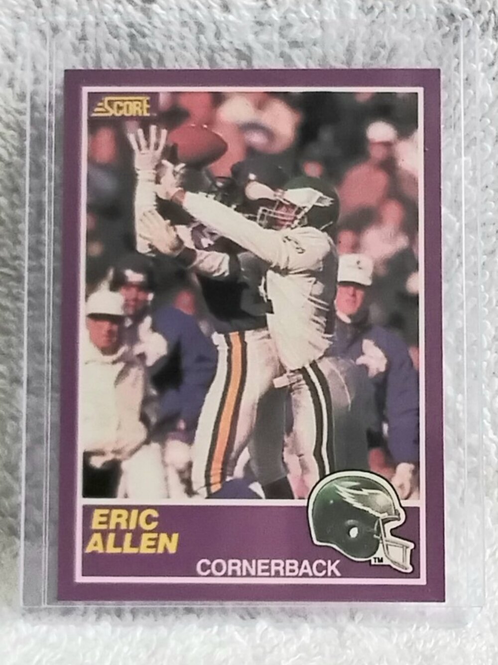5/$20 Mint 1989 Score Eric Allen NFL Supplemental Rookie Card 380S!!